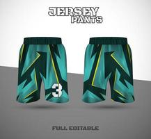 ropa de plantilla corta de deportes de baloncesto. pantalones cortos de camiseta de baloncesto. camiseta vectorial. vector