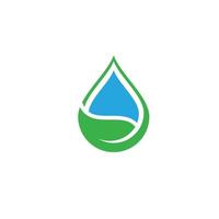 vector de plantilla de logotipo de gota de agua