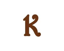 K logo design vector template