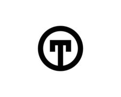 T logo design vector template