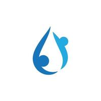 Water drop Logo Template vector