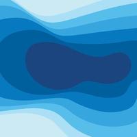 Abstract Water wave design background vector