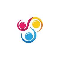 Community, network and social icon vector