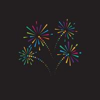 Firework vector icon illustration