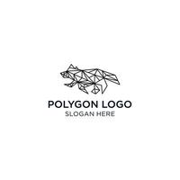 Wolf logo icon design vector