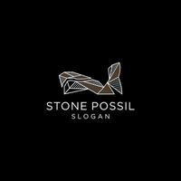 Piedras possil logo icono diseño vector