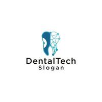 Dental clinic logo design icon template vector