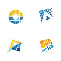 Solar Energy vector icon illustration