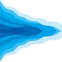Abstract Water wave design background vector