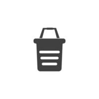 Basket vector icon, Shopping Sign Online