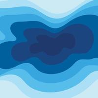 Abstract Water wave design background vector