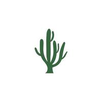 plantilla de logotipo de icono de cactus vector