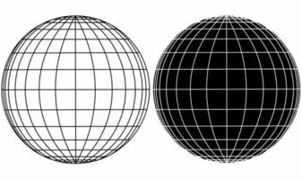 conjunto de iconos de bola de discoteca o globo aislado sobre fondo blanco vector