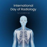 National Radiologic Technology Week Vector Illustration. Suitable for greeting card, poster and banner. EPS 10.