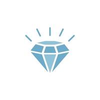 Diamond icon vector illustration