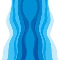 Abstract Water wave design background vector