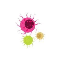 Virus vector illustration icon