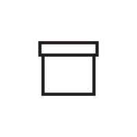 Box vector illustration icon