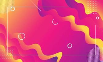 Modern abstract fluid background and colorful gradient background vector