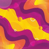 Modern abstract fluid background and colorful gradient background. vector