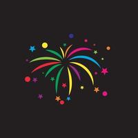 Firework vector icon illustration