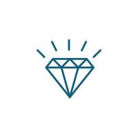 plantilla de logotipo de diamante vector