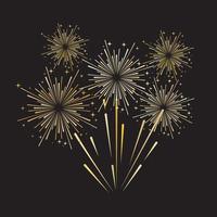 Firework vector icon illustration