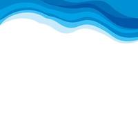 Abstract Water wave design background vector