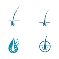 Hair treatments icon vector