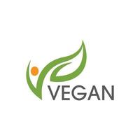 ilustración de icono de vector vegano