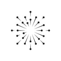 Firework vector icon illustration