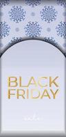 Holiday Advertising For Black Friday, beige with Greek ornaments vector