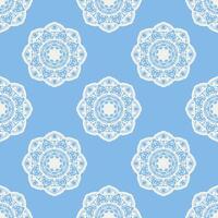 Quatrefoil geometric seamless pattern, background, vector illustration in mint blue, soft turquoise color and white.