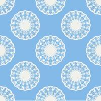 Quatrefoil geometric seamless pattern, background, vector illustration in mint blue, soft turquoise color and white.