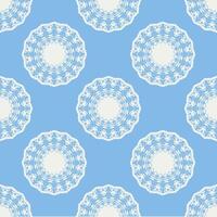 Quatrefoil geometric seamless pattern, background, vector illustration in mint blue, soft turquoise color and white.