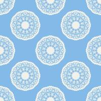 Quatrefoil geometric seamless pattern, background, vector illustration in mint blue, soft turquoise color and white.