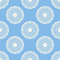 Quatrefoil geometric seamless pattern, background, vector illustration in mint blue, soft turquoise color and white.