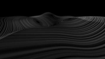 Modern black technology background 3d render. Abstract science futuristic concept background. Network cyber technology concept. photo