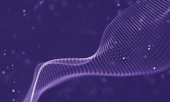 Data technology abstract futuristic illustration . Low poly shape with connecting dots and lines on dark background. 3D rendering . Big data visualization . photo