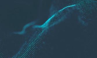 Abstract Music background. Big Data Particle Flow Visualisation. Science infographic futuristic illustration. Sound wave. Sound visualization photo