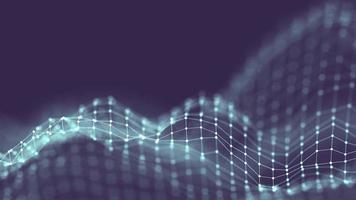 Data technology abstract futuristic illustration . Low poly shape with connecting dots and lines on dark background. 3D rendering . Big data visualization . photo