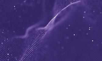Data technology abstract futuristic illustration . Low poly shape with connecting dots and lines on dark background. 3D rendering . Big data visualization . photo