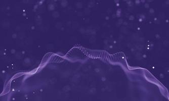 Data technology abstract futuristic illustration . Low poly shape with connecting dots and lines on dark background. 3D rendering . Big data visualization . photo