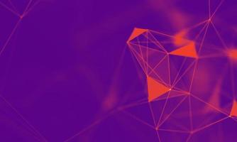 Abstract Purple Geometrical Background . Connection structure. Science background. Futuristic Technology HUD Element . onnecting dots and lines . Big data visualization and Business . photo