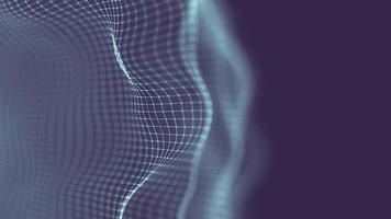 Data technology abstract futuristic illustration . Low poly shape with connecting dots and lines on dark background. 3D rendering . Big data visualization . photo