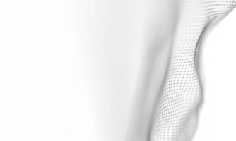 Abstract White Geometrical Background . Connection structure. Science background. Futuristic Technology HUD Element . onnecting dots and lines . Big data visualization and Business . photo