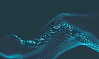 Abstract Music background. Big Data Particle Flow Visualisation. Science infographic futuristic illustration. Sound wave. Sound visualization photo