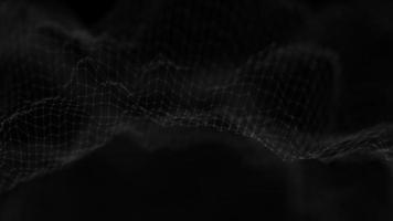 Music background. Big Data Particle Flow Visualisation. Science infographic futuristic illustration. Sound wave. Sound visualization photo