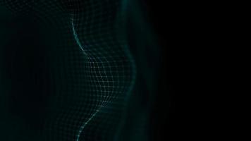 Music background. Big Data Particle Flow Visualisation. Science infographic futuristic illustration. Sound wave. Sound visualization photo