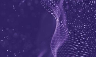 Data technology abstract futuristic illustration . Low poly shape with connecting dots and lines on dark background. 3D rendering . Big data visualization . photo